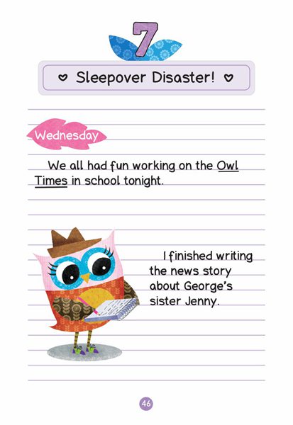 4 Eva and the New Owl 7 Sleepover Disaster! -- 绘本听读宝在线台词全文