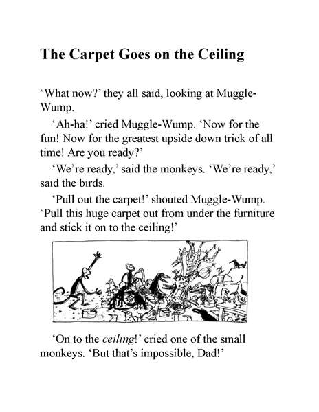 蠢特夫妇 24 The Carpet Goes on the Ceiling -- 绘本听读宝在线台词全文