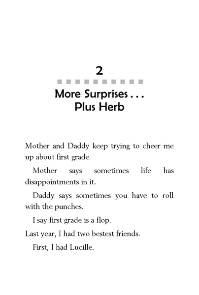 18 Junie B. First Grader (at Last!) 2. More Surprises … Plus Herb -- 绘本听读宝在线台词全文