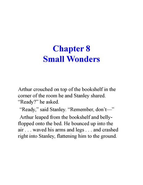 7 The Flying Chinese Wonders Chapter 8 Small Wonders -- 绘本听读宝在线台词全文