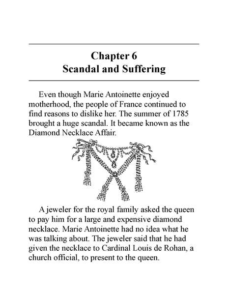 16 Who Was Marie Antoinette 7 Chapter 6 Scandal and Suffering -- 绘本听读宝在线台词全文