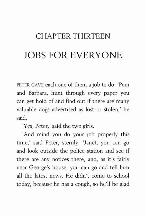 5 Go Ahead, Secret Seven 13 JOBS FOR EVERYONE -- 绘本听读宝在线台词全文