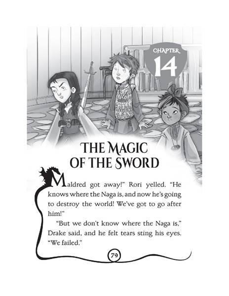 12 Treasure of the Gold Dragon 14 Ch14-The Magic of the Sword -- 绘本听读宝在线台词全文