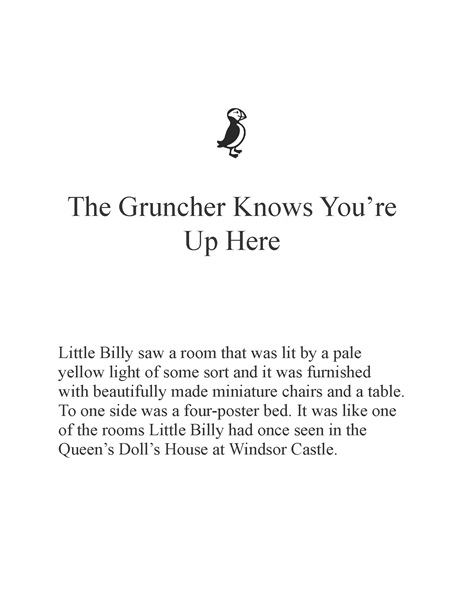 比利和敏平 05 The Gruncher Knows You're Up Here -- 绘本听读宝在线台词全文