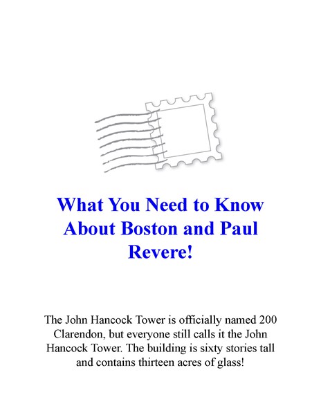 13 The Midnight Ride of Flat Revere 8. What You Need to Know About Boston and Paul Revere! -- 绘本听读宝在线台词全文