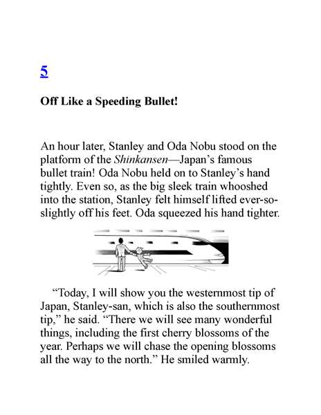 3 The Japanese Ninja Surprise 5. Off Like a Speeding Bullet! -- 绘本听读宝在线台词全文