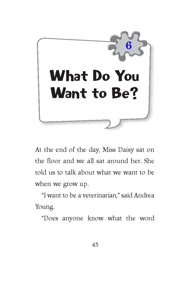 1 Miss Daisy Is Crazy 6 Ch6-What Do You Want to Be？ -- 绘本听读宝在线台词全文
