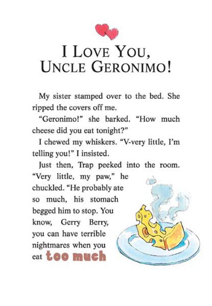 3 Cat and Mouse in a Haunted House 21-I LOVE YOU, UNCLE GERONIMO! -- 绘本听读宝在线台词全文