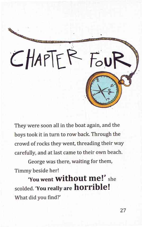 7 Five Have a Puzzling Time Chapter 4 -- 绘本听读宝在线台词全文