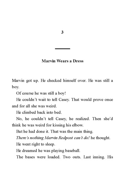 3.Is He a Girl 3. Marvin Wears a Dress -- 绘本听读宝在线台词全文