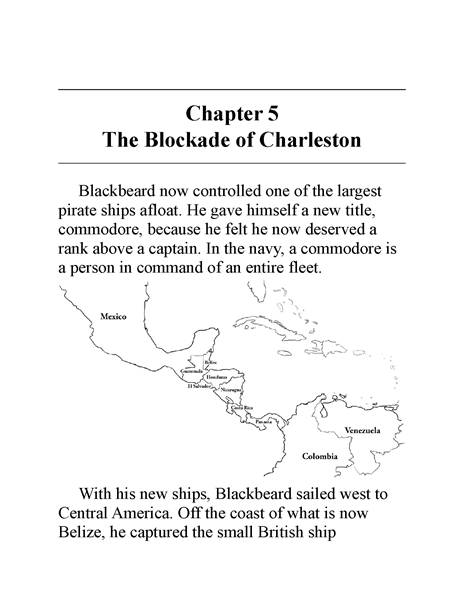 22 Who Was Blackbeard 6 Chapter 5 The Blockade of Charleston -- 绘本听读宝在线台词全文