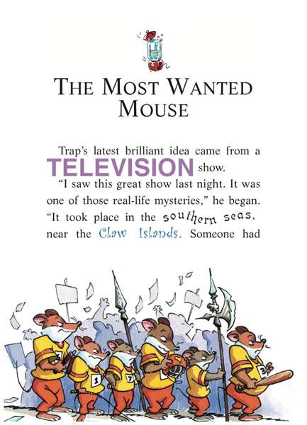 8-Attack of the Bandit Cats 03-THE MOST WANTED MOUSE -- 绘本听读宝在线台词全文