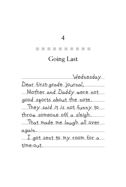 25 Junie B. First Grader - Jingle Bells, Batman Smells! 4. Going Last -- 绘本听读宝在线台词全文