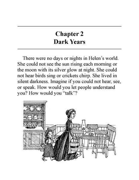 3 Who Was Helen Keller 3 Chapter 2 Dark Years -- 绘本听读宝在线台词全文