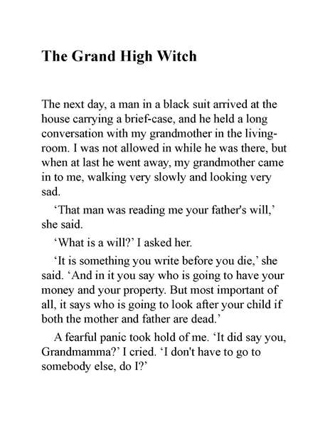 女巫 04 The Grand High Witch -- 绘本听读宝在线台词全文