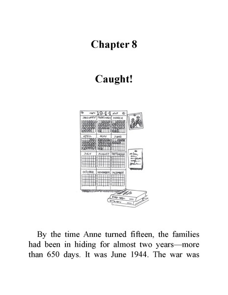 12 Who Was Anne Frank 10 Chapter 8 Caught! -- 绘本听读宝在线台词全文