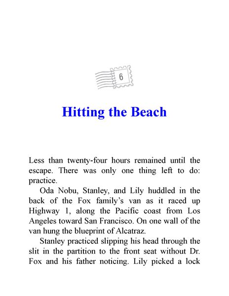 12 Escape to California 6. Hitting the Beach -- 绘本听读宝在线台词全文