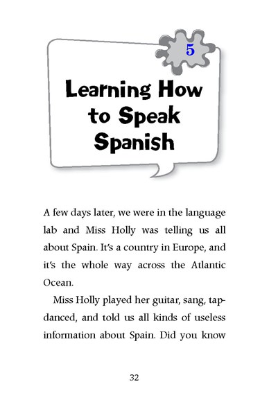 14 Miss Holly Is Too Jolly 5 Ch5-Learning How to Speak Spanish -- 绘本听读宝在线台词全文