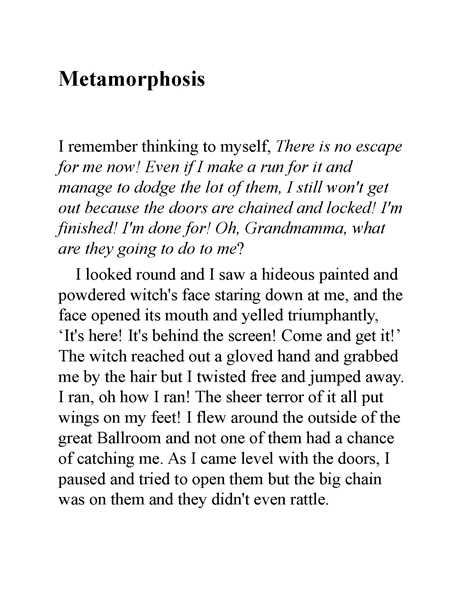 女巫 12 Metamorphosis -- 绘本听读宝在线台词全文