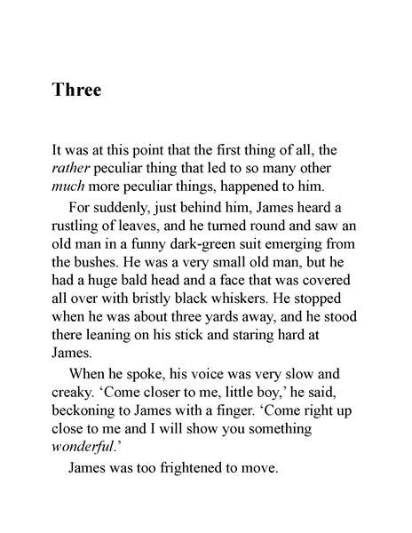 詹姆斯与大仙桃 03 Three -- 绘本听读宝在线台词全文