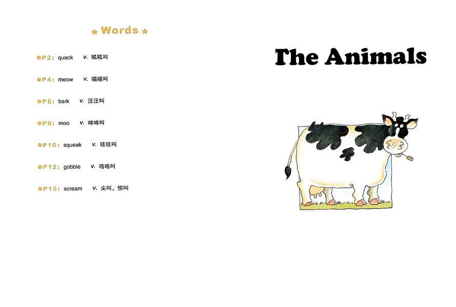 第一辑 The Animals -- 绘本听读宝在线台词全文