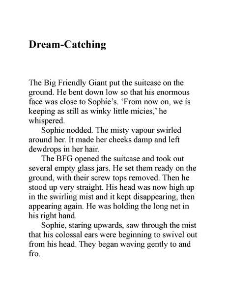 好心眼的巨人 12 Dream-Catching -- 绘本听读宝在线台词全文