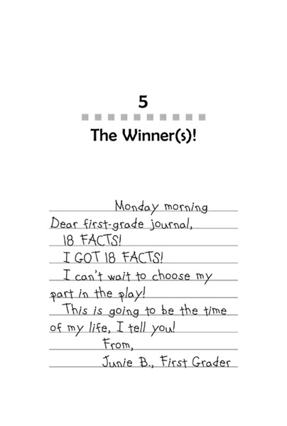 23 Junie B. First Grader - Shipwrecked 5. The Winner(s)! -- 绘本听读宝在线台词全文