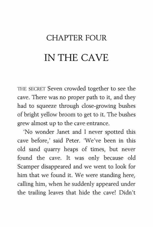 7 Secret Seven Win Through 4 IN THE CAVE -- 绘本听读宝在线台词全文
