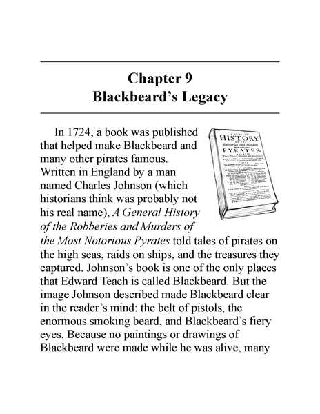 22 Who Was Blackbeard 10 Chapter 9 Blackbeard's Legacy -- 绘本听读宝在线台词全文