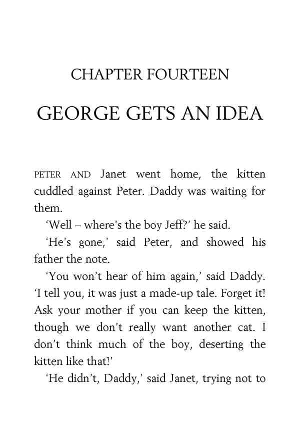 3 Well Done, Secret Seven 14 GEORGE GETS AN IDEA -- 绘本听读宝在线台词全文