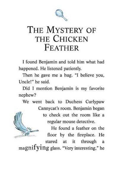 3 Cat and Mouse in a Haunted House 23-THE MYSTERY OF THE CHICKEN FEATHER -- 绘本听读宝在线台词全文