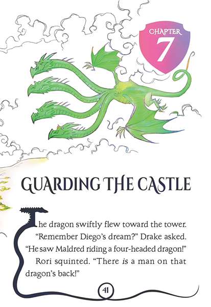 4 Power of the Fire Dragon 7 Guarding the Castle -- 绘本听读宝在线台词全文