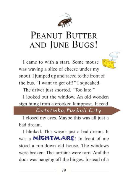 9-A Fabumouse Vacation for Geronimo 18-PEANUT BUTTER AND JUNE BUGS! -- 绘本听读宝在线台词全文