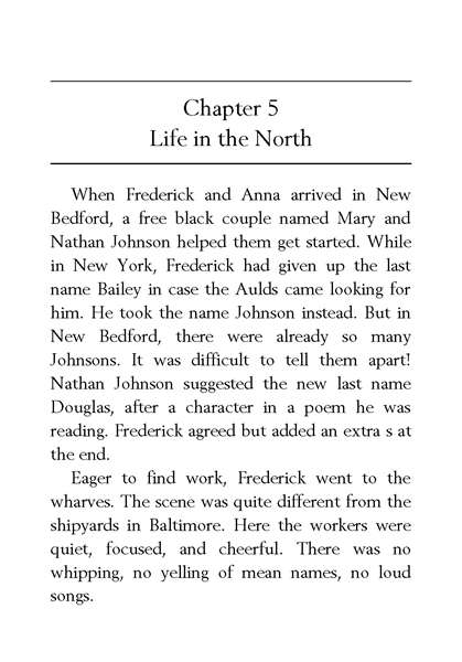 42 Who Was Frederick Douglass 5 Life in the North -- 绘本听读宝在线台词全文