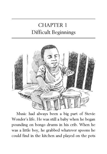 33 Who Is Stevie Wonder 1 Difficult Beginnings -- 绘本听读宝在线台词全文