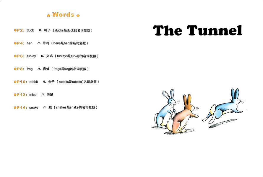第三辑 The Tunnel -- 绘本听读宝在线台词全文