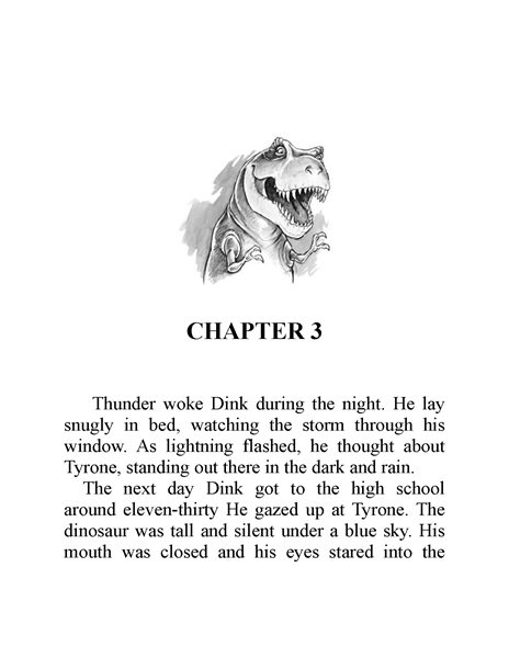 The Talking T. Rex Chapter 3 -- 绘本听读宝在线台词全文