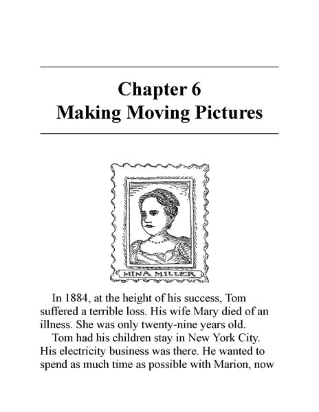 9 Who Was Thomas Alva Edison 7 Chapter 6 Making Moving Pictures -- 绘本听读宝在线台词全文