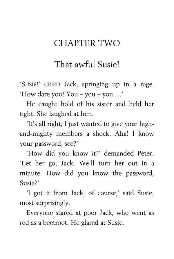 6 Good Work, Secret Seven 2 That awful Susie! -- 绘本听读宝在线台词全文