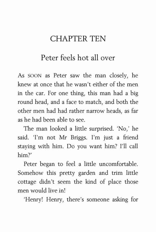 6 Good Work, Secret Seven 10 Peter feels hot all over -- 绘本听读宝在线台词全文