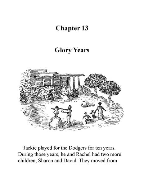 24 Who Was Jackie Robinson 14 Chapter 13 Glory Years -- 绘本听读宝在线台词全文