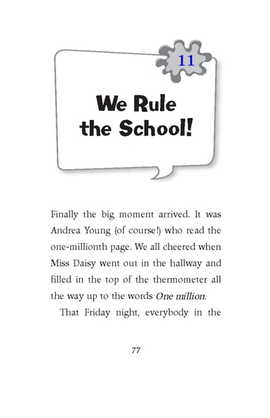 1 Miss Daisy Is Crazy 11 Ch11-We Rule the School! -- 绘本听读宝在线台词全文