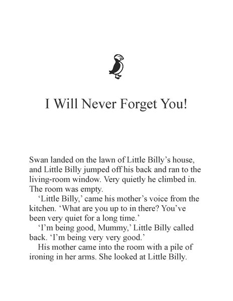 比利和敏平 10 I Will Never Forget You! -- 绘本听读宝在线台词全文