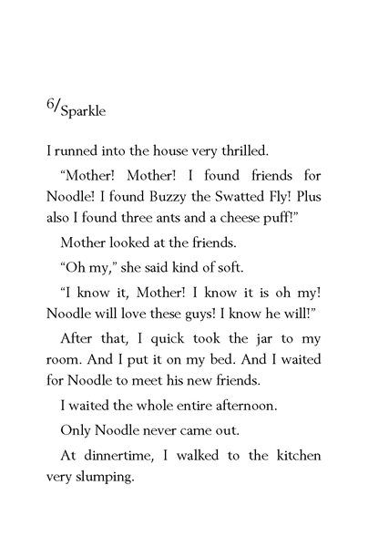 12 Junie B. Jones Smells Something Fishy 6. Sparkle -- 绘本听读宝在线台词全文