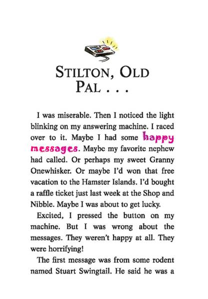 6 Paws Off, Cheddarface! 07-STILTON, OLD PAL -- 绘本听读宝在线台词全文