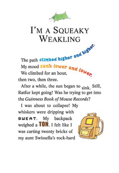 4 I'm Too Fond of My Fur! 11-I'M A SQUEAKY WEAKLING -- 绘本听读宝在线台词全文