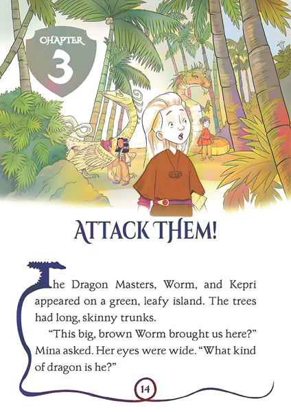 9 Chill of the Ice Dragon 3 Attack Them! -- 绘本听读宝在线台词全文