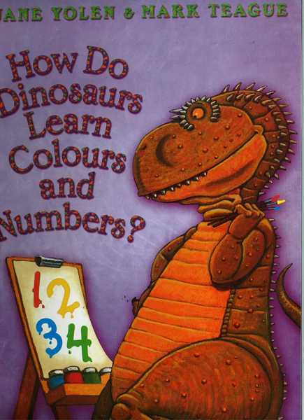 How Do Dinosaurs 4 How Do Dinosaurs Learn Colours and Numbers -- 绘本听读宝在线台词全文