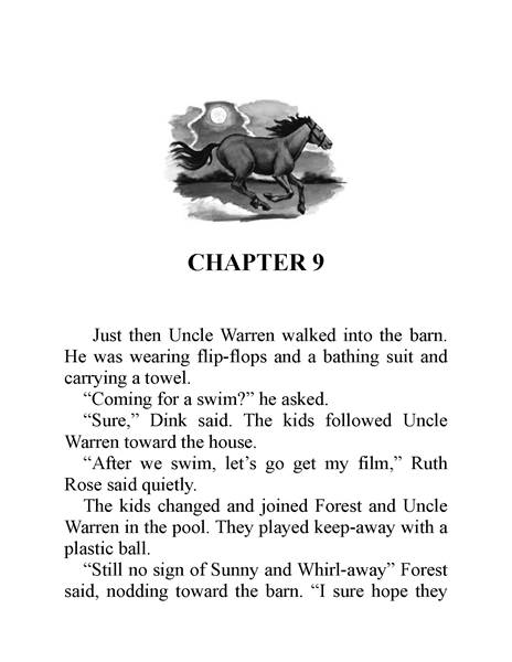 The Runaway Racehorse Chapter 9 -- 绘本听读宝在线台词全文