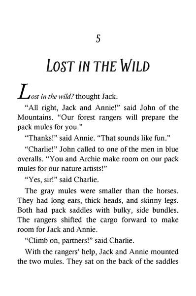 35 Camp Time in California 5 Lost in the Wild -- 绘本听读宝在线台词全文